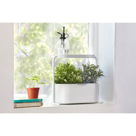 Кашпо для комнатных растений Giardino белое, Umbra, фото , изображение 5