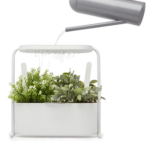 Кашпо для комнатных растений Giardino белое, Umbra, фото , изображение 10