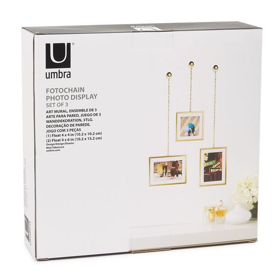 Мультирамка Fotochain латунь, Umbra, фото , изображение 6