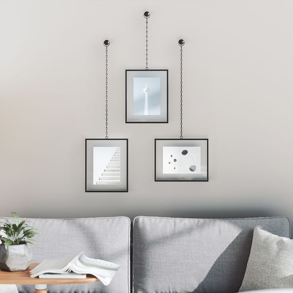 Мультирамка Fotochain, 3 элемента 20 х 25 см, черная, Umbra, фото , изображение 2