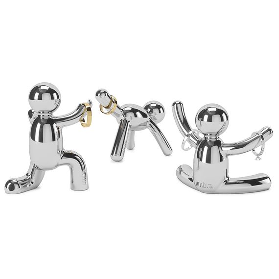Подставки для колец Buddy 3 штуки хром, Umbra, фото , изображение 2