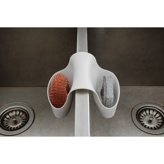 Органайзер для раковины Saddle белый, Umbra, фото , изображение 5