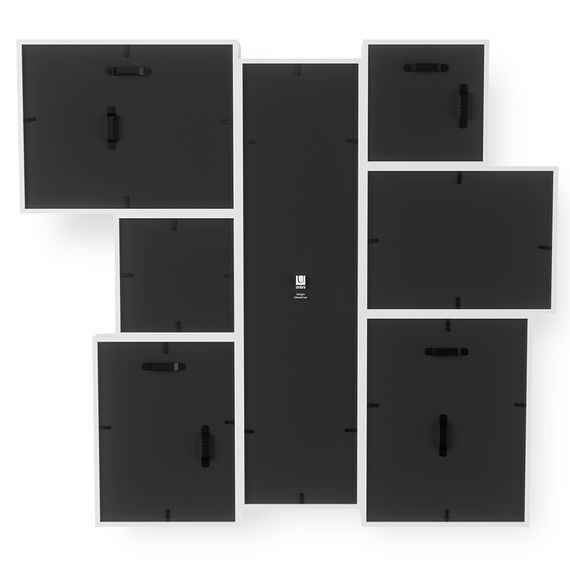 Мультирамка настенная Edge белая, Umbra, фото , изображение 6