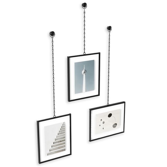 Мультирамка Fotochain, 3 элемента 20 х 25 см, черная, Umbra, фото , изображение 4