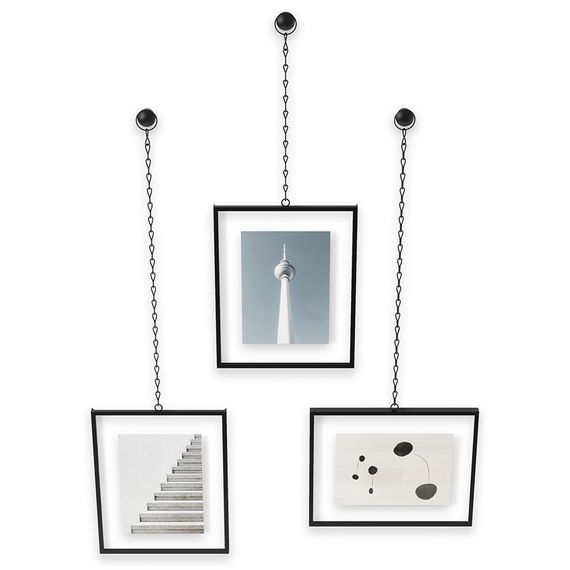 Мультирамка Fotochain, 3 элемента 20 х 25 см, черная, Umbra, фото , изображение 5