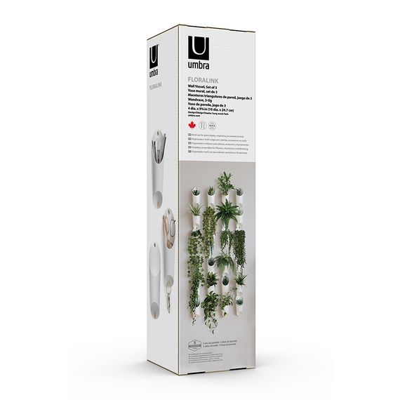 Органайзер настенный Floralink, белый, Umbra, фото , изображение 3