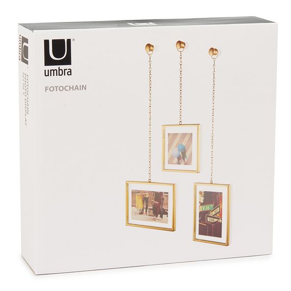 Мультирамка Fotochain латунь, Umbra, фото , изображение 5