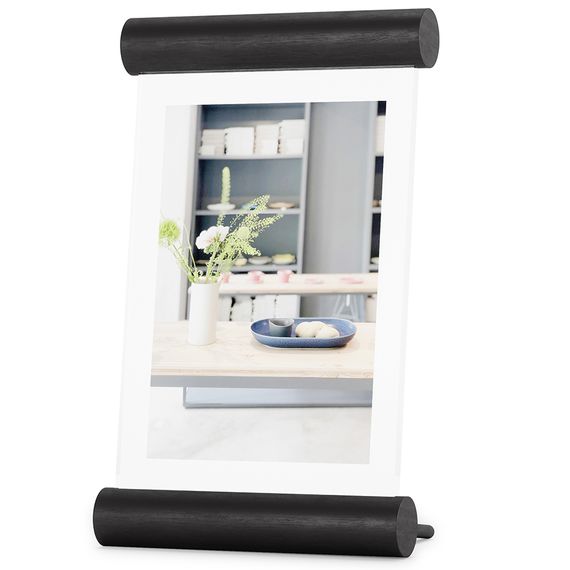 Фоторамка Scroll 10 х 15 см черная, Umbra, фото , изображение 3