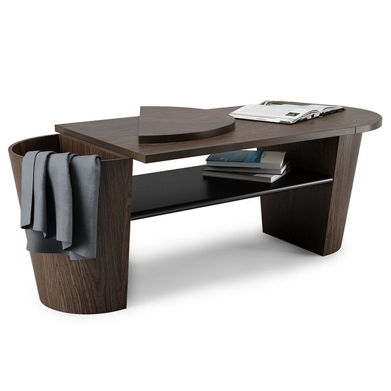 Столик кофейный Woodrow темный орех, Umbra, фото , изображение 2