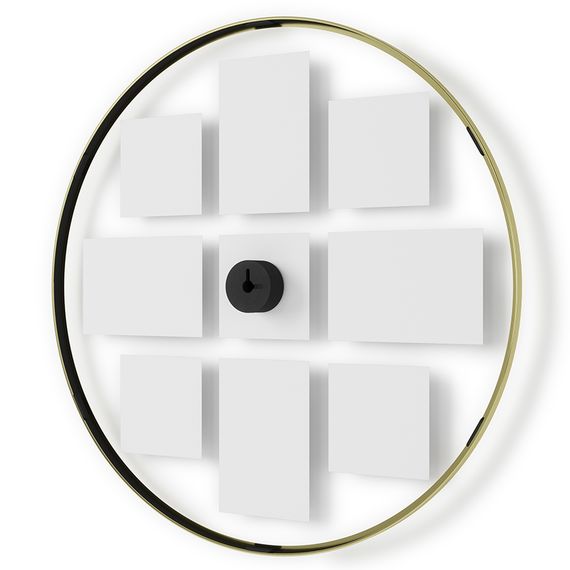 Фоторамка настенная Infinity 52 x 52 см матовая латунь, Umbra, фото , изображение 4