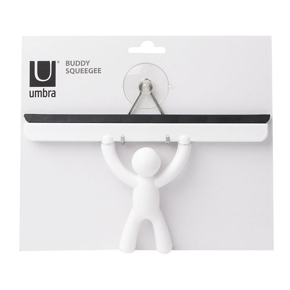 Стеклоочиститель ручной Buddy белый, Umbra, фото , изображение 6
