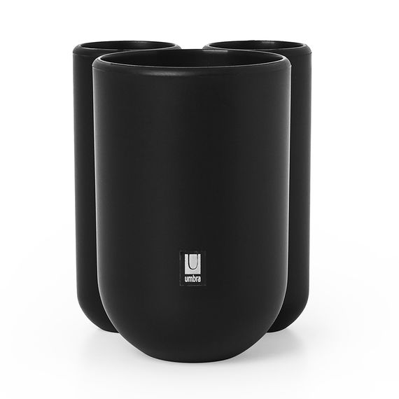 Стакан для зубных щеток Touch черный, Umbra, фото , изображение 5