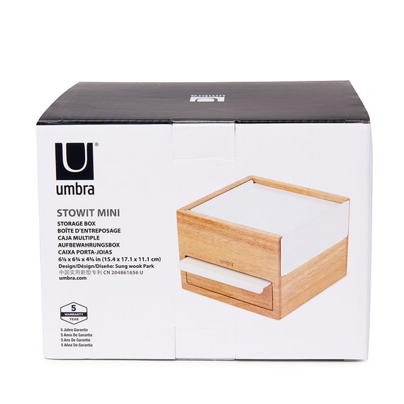 Шкатулка для украшений Stowit Mini белая, Umbra, фото , изображение 3