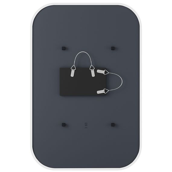Зеркало настенное Hub, 61х91 см, белое, Umbra, фото , изображение 6