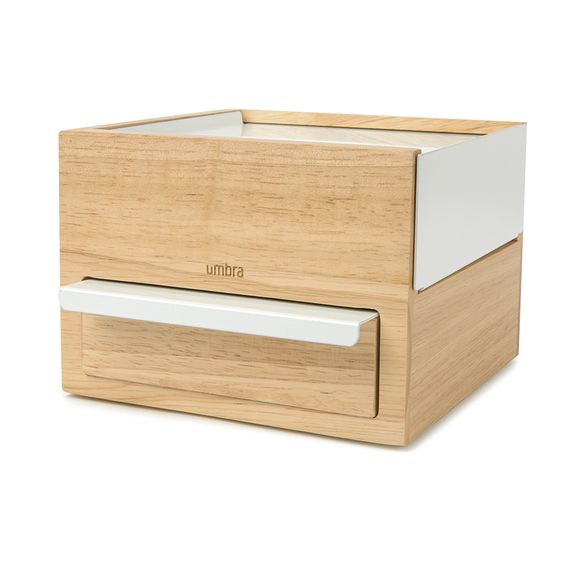 Шкатулка для украшений Stowit Mini белая, Umbra, фото , изображение 10