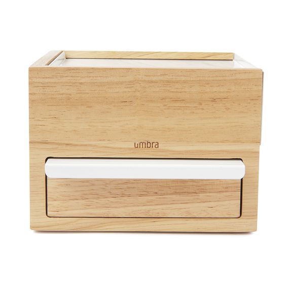 Шкатулка для украшений Stowit Mini белая, Umbra, фото , изображение 9