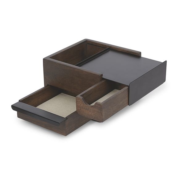 Шкатулка для украшений Stowit Mini чёрная, Umbra, фото , изображение 5