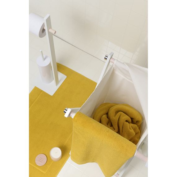 Корзина для белья Jarrod, 44х43х71 см, белая, Bergenson Bjorn Bath, фото , изображение 3