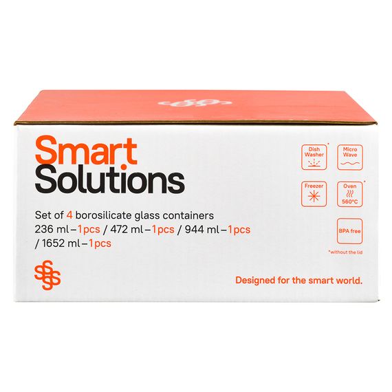 Набор контейнеров для запекания и хранения Pastel, 4 шт., Smart Solutions, фото , изображение 15