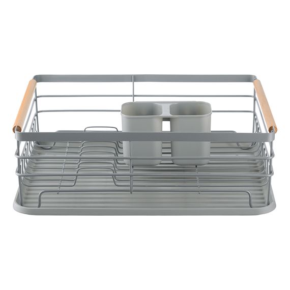Сушилка для посуды Granli, 43x30,5x14 см, серая, Smart Solutions, фото 