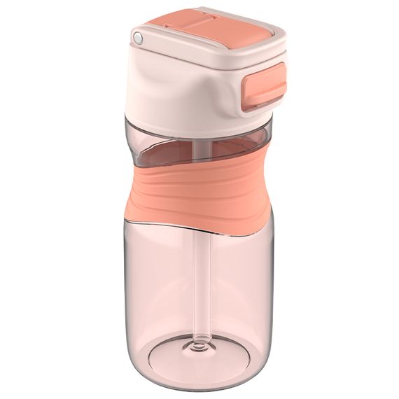 Бутылка для воды Slow Sip, 450 мл, розовая, Smart Solutions, фото 
