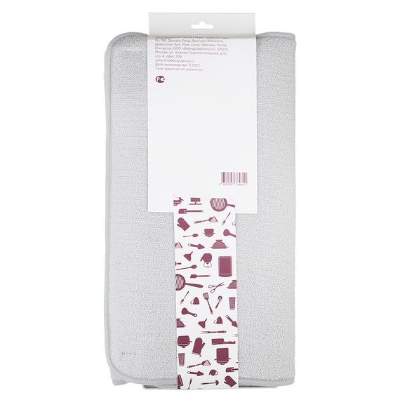 Коврик для сушки посуды Bris, серый, Smart Solutions, фото , изображение 14