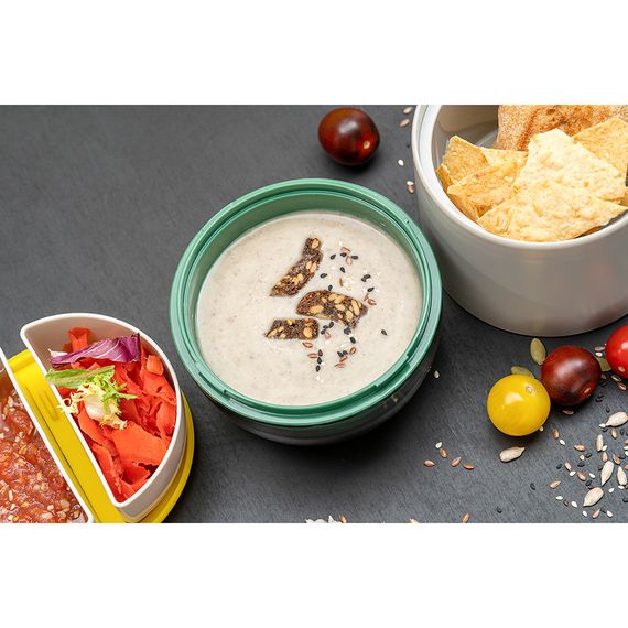 Ланч-бокс Meals, 800 мл, светло-серый/зеленый, Smart Solutions, фото , изображение 6