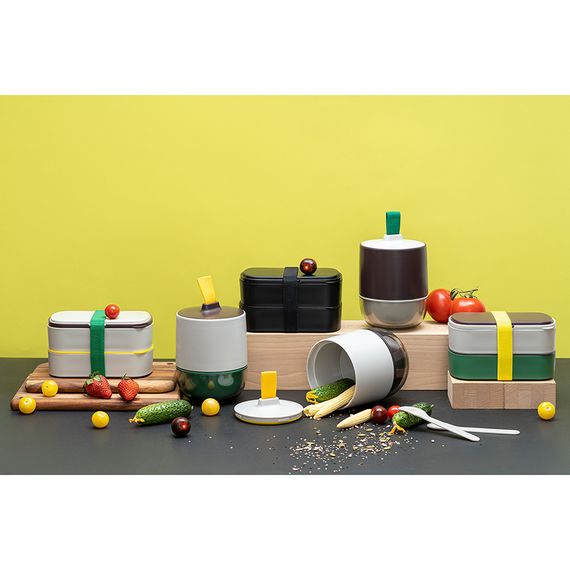Ланч-бокс Meals, 800 мл, темно-сливовый/светло-серый, Smart Solutions, фото , изображение 3