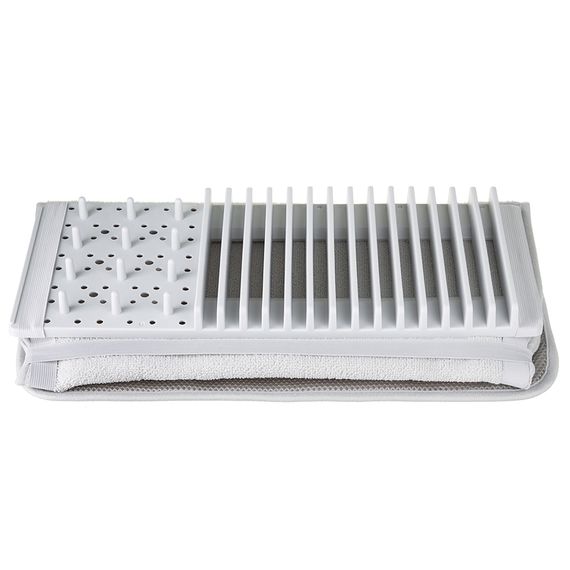 Коврик для сушки посуды Bris, серый, Smart Solutions, фото , изображение 6