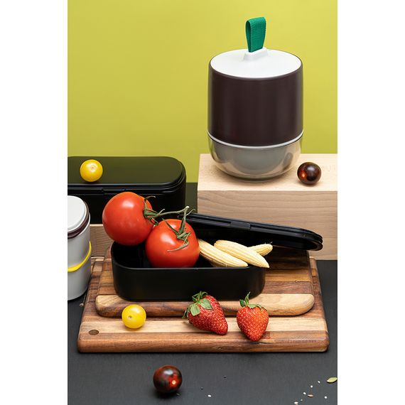 Ланч-бокс Meals, 800 мл, темно-сливовый/светло-серый, Smart Solutions, фото , изображение 5