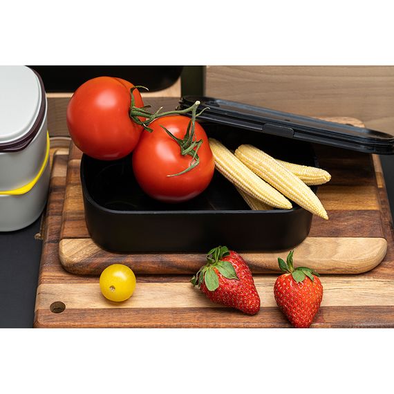 Ланч-бокс с приборами Food Time, 1 л, черный, Smart Solutions, фото , изображение 7