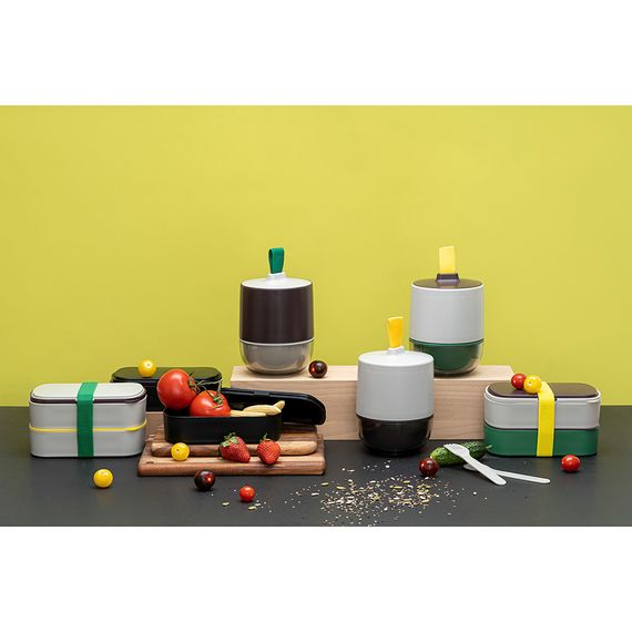 Ланч-бокс Meals, 800 мл, светло-серый/темно-сливовый, Smart Solutions, фото , изображение 4