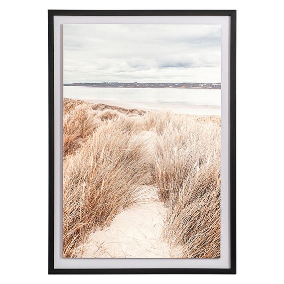 Панно декоративное Sand с черной рамой, 50х70 см, Bergenson Bjorn, фото 