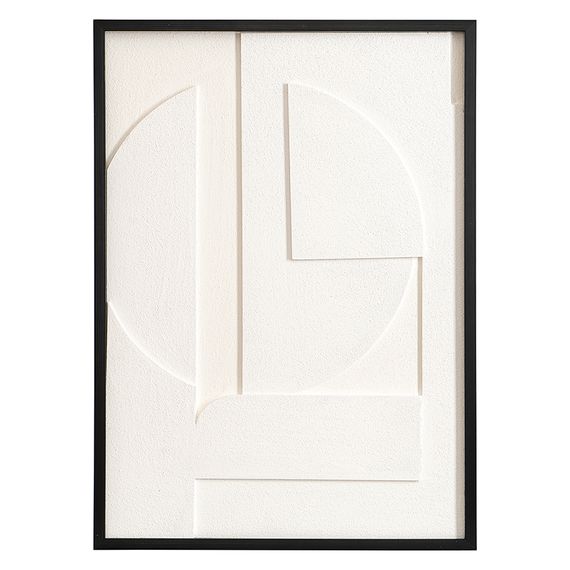 Панно декоративное с эффектом 3D Minimalism, 50х70 см, белый\бежевый, Bergenson Bjorn, фото 