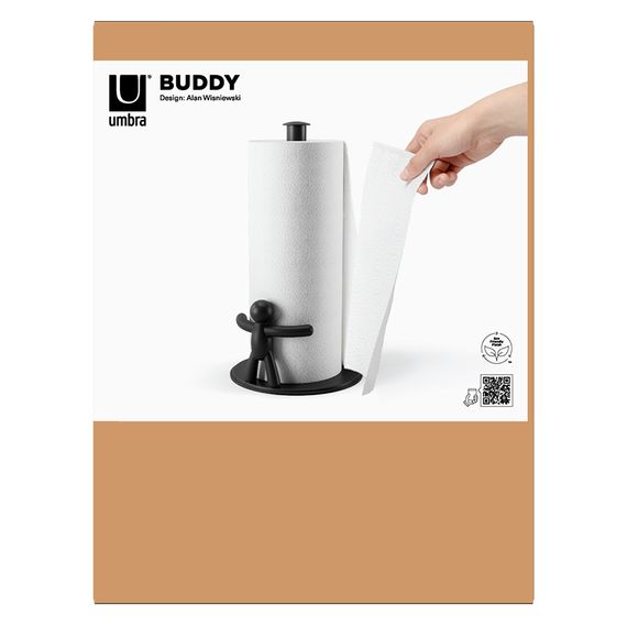 Держатель для бумажных полотенец Buddy, черный, Umbra, фото , изображение 17