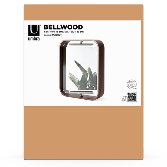 Фоторамка Bellwood, 19х24, орех, Umbra, фото , изображение 13