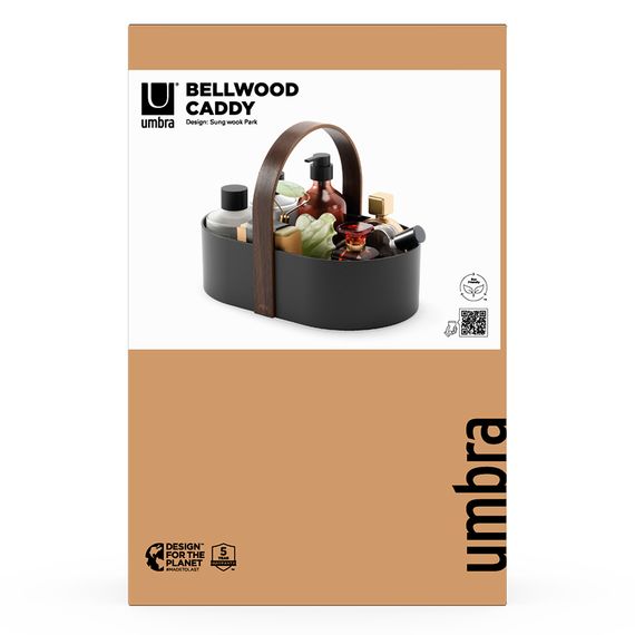 Органайзер Bellwood Caddy, 30х23 см, черный/орех, Umbra, фото , изображение 13