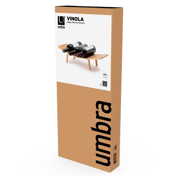 Подставка для винных бутылок Vinola, натуральное дерево, Umbra, фото , изображение 15