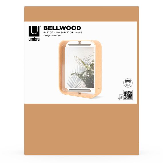 Фоторамка Bellwood, 19х24, натуральное дерево, Umbra, фото , изображение 16