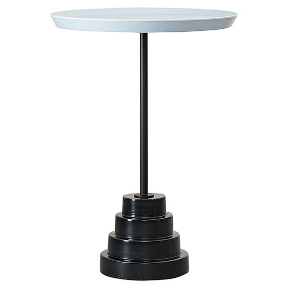 Столик кофейный Sustainable collection, ?37,7 см, серый/черный, Bergenson Bjorn, фото 