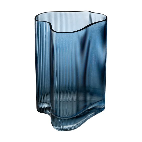 Ваза Swell, 19,5 см, голубая, Bergenson Bjorn, фото , изображение 8
