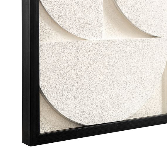 Панно декоративное с эффектом 3D Minimalism, 40х40 см, белый, Bergenson Bjorn, фото , изображение 5