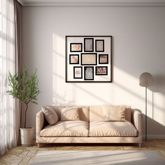 Рамка для фотографий Pleasant moments, 57х57 см, белая/черная, Bergenson Bjorn, фото , изображение 5