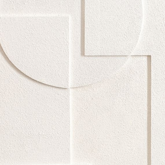 Панно декоративное с эффектом 3D Minimalism, 60х60 см, белый\бежевый, Bergenson Bjorn, фото , изображение 5