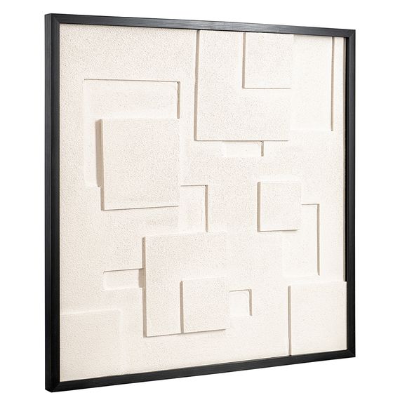 Панно декоративное с эффектом 3D Minimalism, с черной рамой, 60х60 см, Bergenson Bjorn, фото , изображение 2