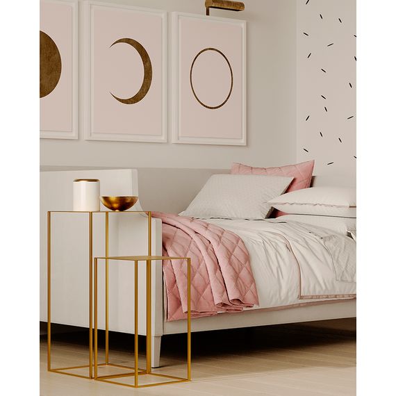 Набор столиков кофейных Mayen Gold, золотистые, Bergenson Bjorn, фото , изображение 5