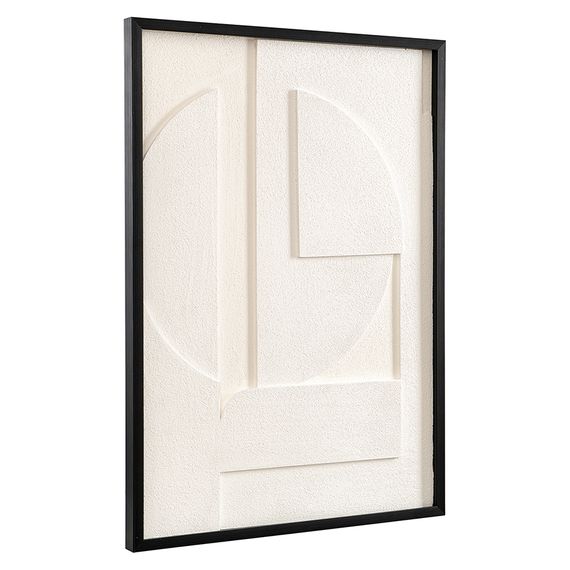 Панно декоративное с эффектом 3D Minimalism, 50х70 см, белый\бежевый, Bergenson Bjorn, фото , изображение 3