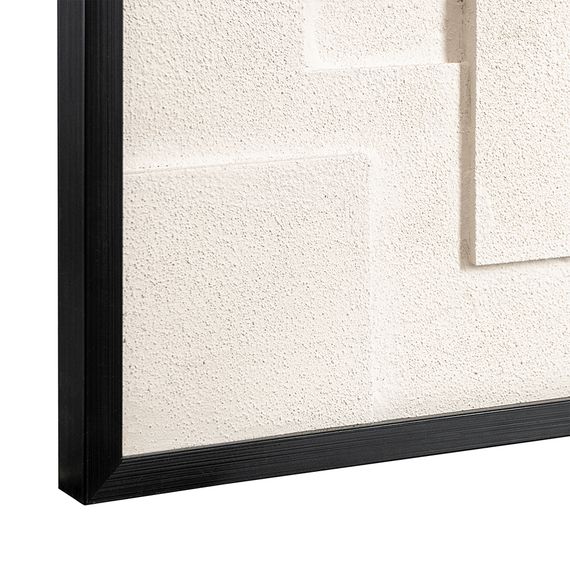 Панно декоративное с эффектом 3D Minimalism, с черной рамой, 60х60 см, Bergenson Bjorn, фото , изображение 4