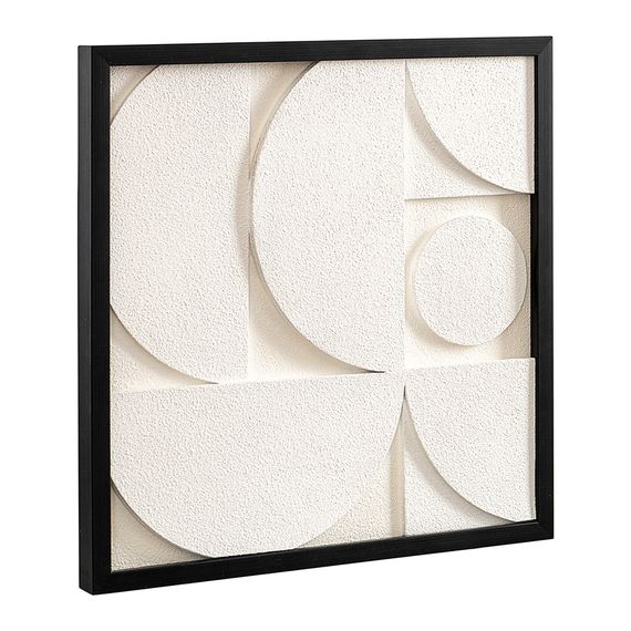 Панно декоративное с эффектом 3D Minimalism, 40х40 см, белый, Bergenson Bjorn, фото , изображение 3