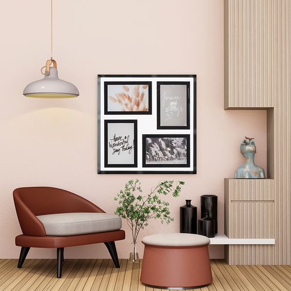 Рамка для фотографий Pleasant moments, 34,5х34,5 см, белая/черная, Bergenson Bjorn, фото , изображение 2